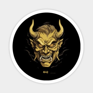 Hannya ( Gold Version ) Magnet